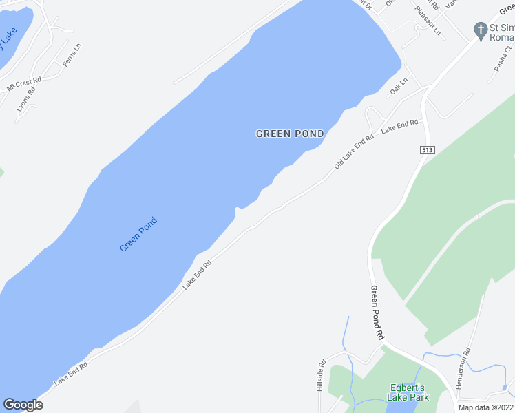 map of restaurants, bars, coffee shops, grocery stores, and more near 45 Lake End Road in Morris County