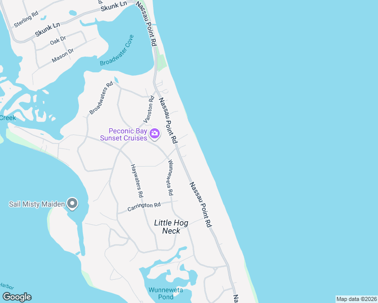 map of restaurants, bars, coffee shops, grocery stores, and more near 3745 Nassau Point Road in Cutchogue