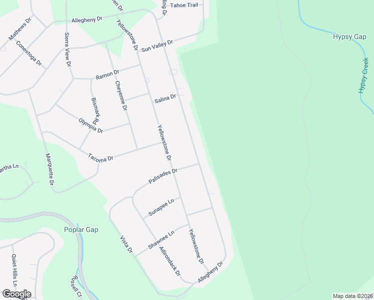 map of restaurants, bars, coffee shops, grocery stores, and more near 2535 Allegheny Drive in Blakeslee