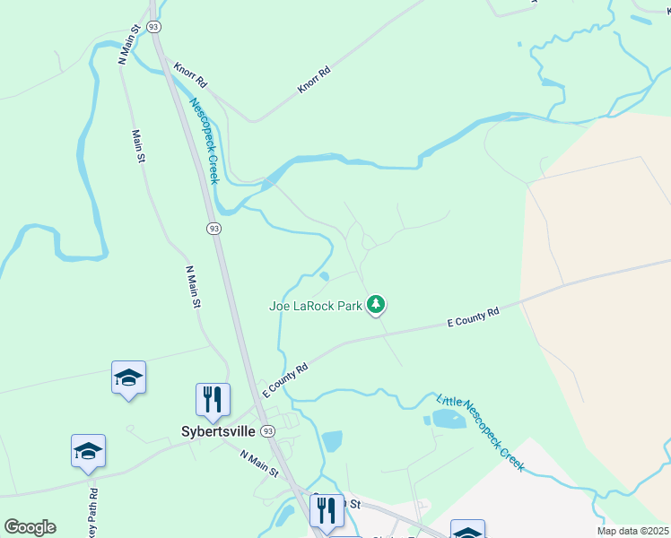 map of restaurants, bars, coffee shops, grocery stores, and more near 26 Busch Lane in Drums