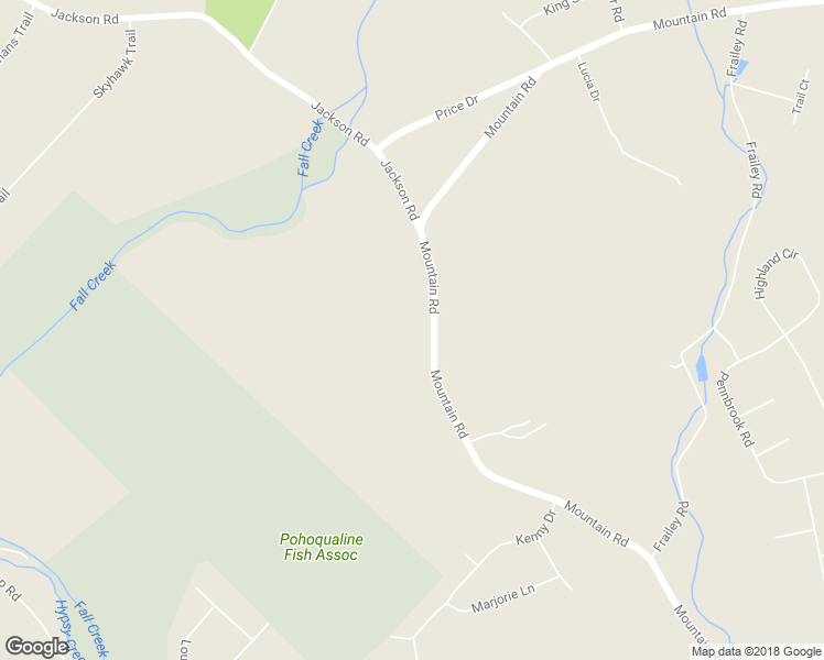 map of restaurants, bars, coffee shops, grocery stores, and more near 2299 Mountain Road in Stroudsburg
