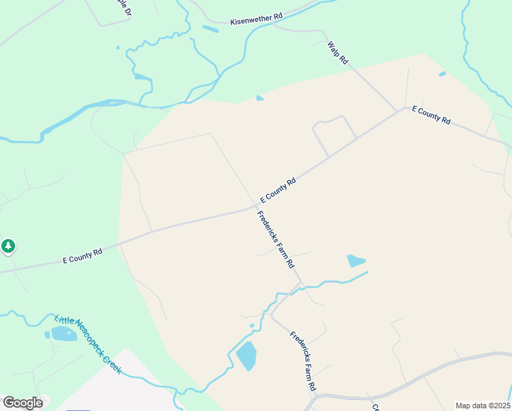 map of restaurants, bars, coffee shops, grocery stores, and more near East County Road in Drums