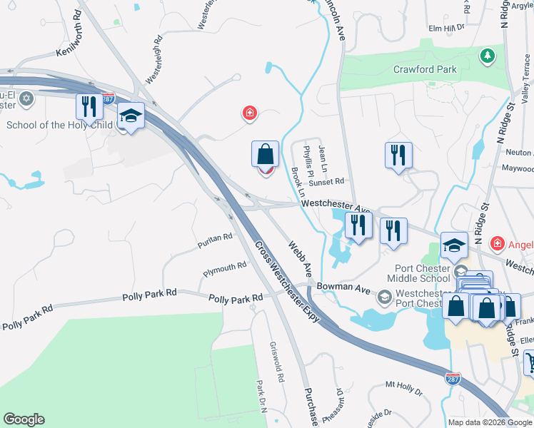 map of restaurants, bars, coffee shops, grocery stores, and more near in Harrison
