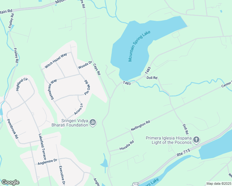 map of restaurants, bars, coffee shops, grocery stores, and more near 1112 Mountain Springs Drive in Stroudsburg