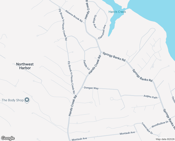 map of restaurants, bars, coffee shops, grocery stores, and more near 2 Spread Oak Lane in East Hampton