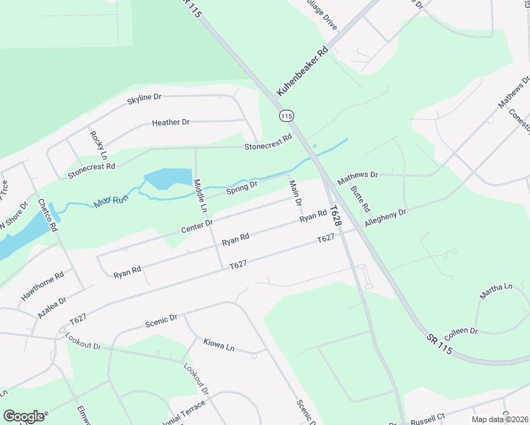 map of restaurants, bars, coffee shops, grocery stores, and more near 1610 Center Dr in Monroe