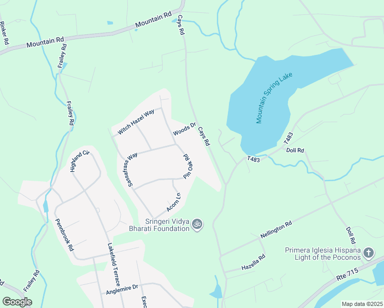 map of restaurants, bars, coffee shops, grocery stores, and more near 272 Pin Oak Road in Stroudsburg