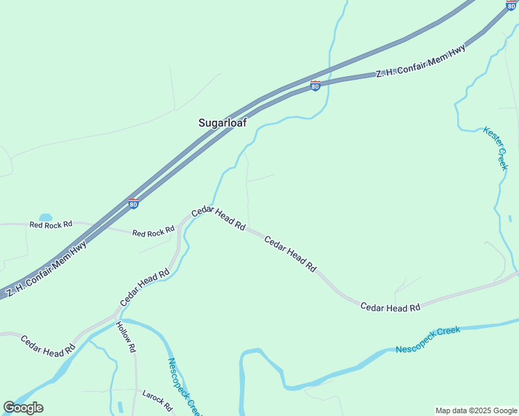 map of restaurants, bars, coffee shops, grocery stores, and more near Sanko Lane in Luzerne County