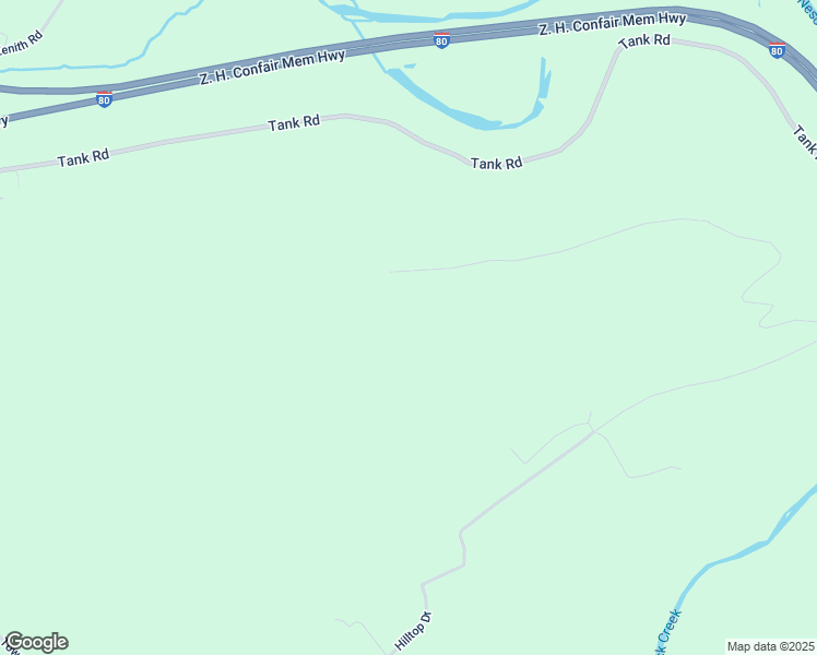 map of restaurants, bars, coffee shops, grocery stores, and more near Hilltop Drive in Luzerne County