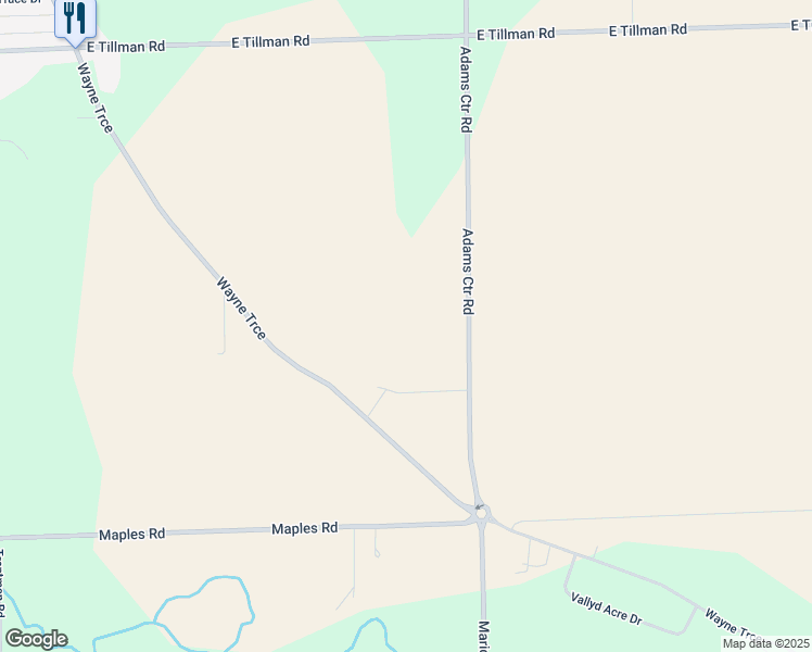 map of restaurants, bars, coffee shops, grocery stores, and more near in Fort Wayne