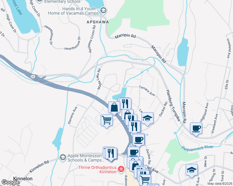 map of restaurants, bars, coffee shops, grocery stores, and more near in Butler