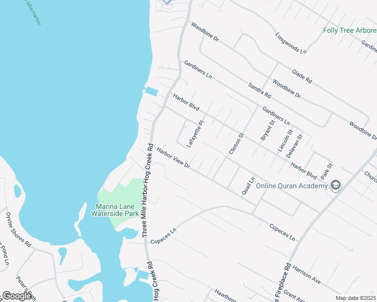 map of restaurants, bars, coffee shops, grocery stores, and more near 3 Montgomery Avenue in East Hampton