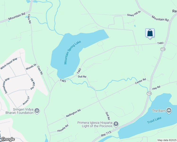 map of restaurants, bars, coffee shops, grocery stores, and more near 326 Kathleen Drive in Reeders