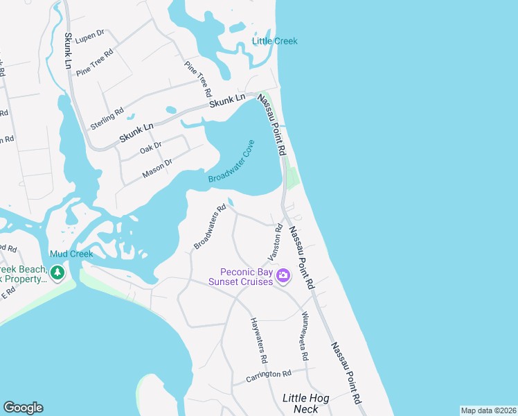 map of restaurants, bars, coffee shops, grocery stores, and more near 320 Broadwaters Road in Cutchogue
