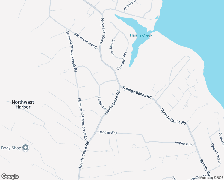 map of restaurants, bars, coffee shops, grocery stores, and more near 4 Den Tree Path in East Hampton