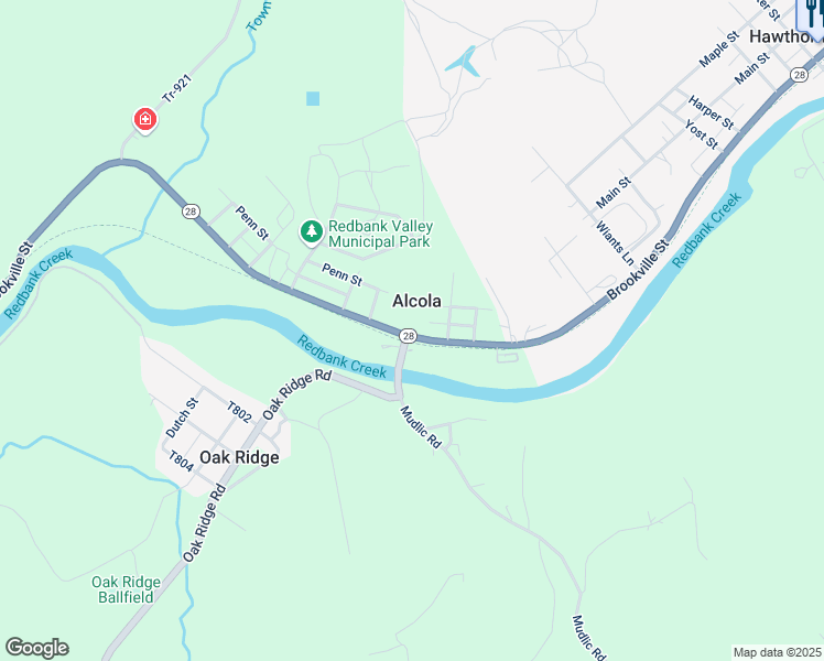 map of restaurants, bars, coffee shops, grocery stores, and more near 2933 Brookville Street in Fairmount City