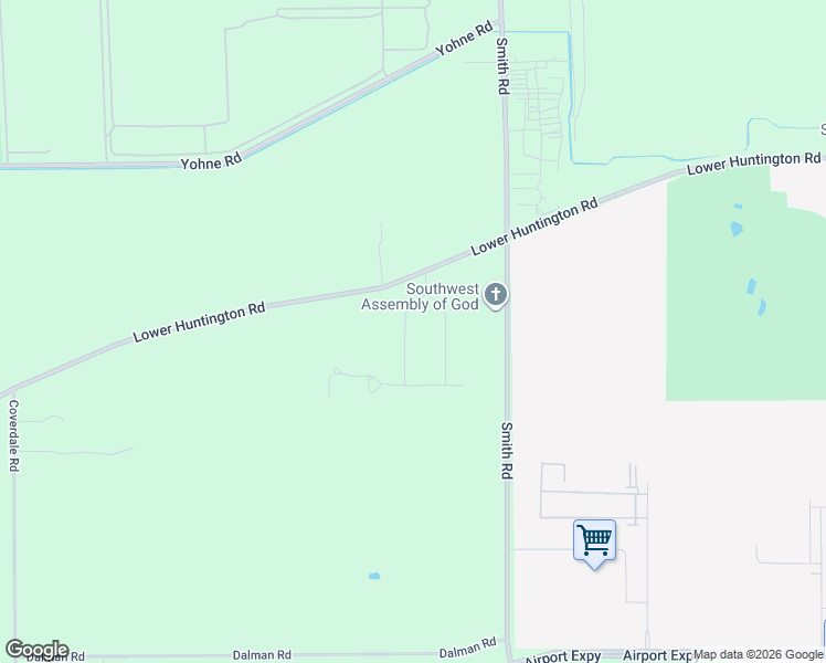 map of restaurants, bars, coffee shops, grocery stores, and more near 7903 Delcon Drive in Fort Wayne