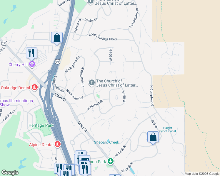 map of restaurants, bars, coffee shops, grocery stores, and more near 688 Ramsgate Road in Farmington