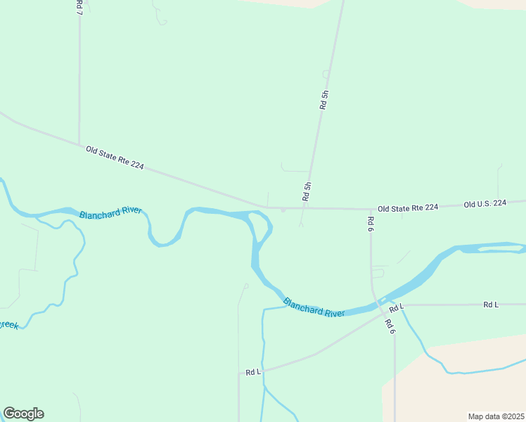 map of restaurants, bars, coffee shops, grocery stores, and more near 6385 Old State Route 224 in Ottawa