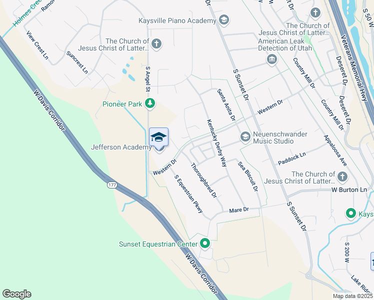 map of restaurants, bars, coffee shops, grocery stores, and more near 879 Saddlebrook Drive in Kaysville