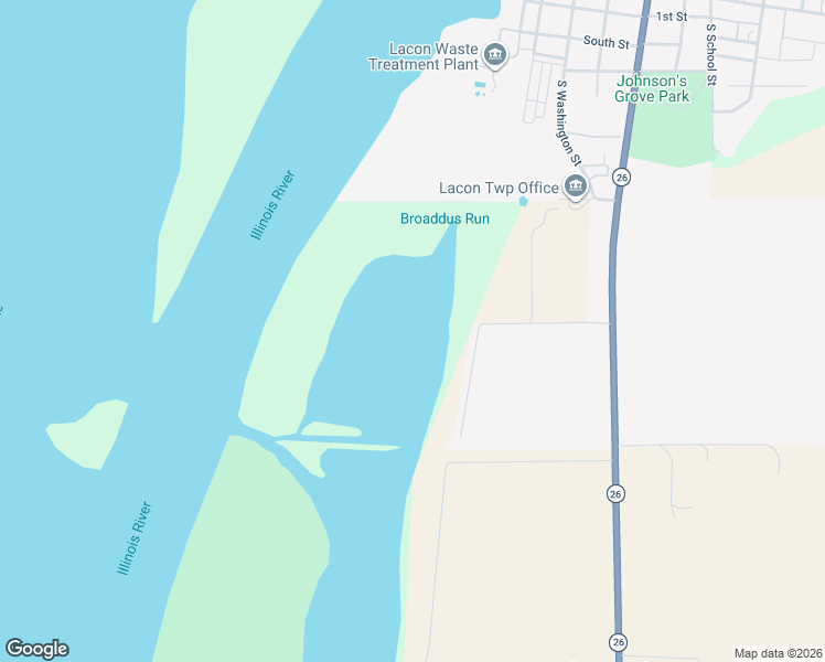 map of restaurants, bars, coffee shops, grocery stores, and more near 45-99 Sycamore Bay Road in Lacon