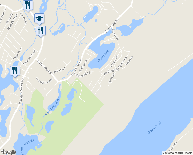 map of restaurants, bars, coffee shops, grocery stores, and more near 10 Oriole Drive in Jefferson