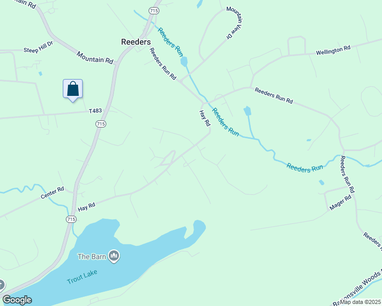 map of restaurants, bars, coffee shops, grocery stores, and more near 1507 Wooded Acres Drive in Stroudsburg