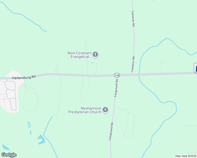 map of restaurants, bars, coffee shops, grocery stores, and more near 1912 Harlansburg Road in New Castle