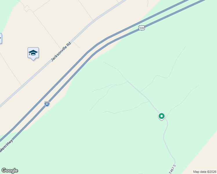 map of restaurants, bars, coffee shops, grocery stores, and more near Gutshall Lane in Howard