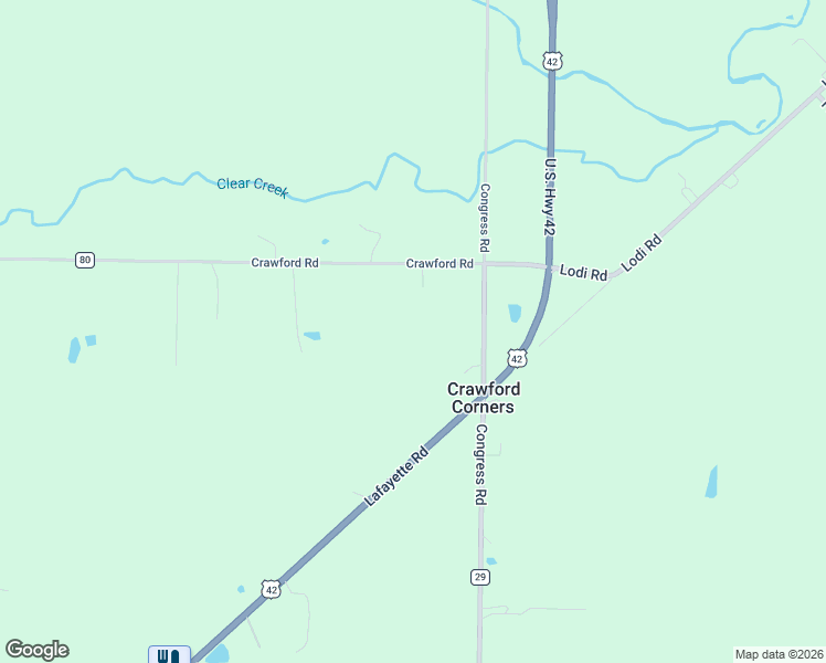 map of restaurants, bars, coffee shops, grocery stores, and more near 10168 Crawford Road in Homerville