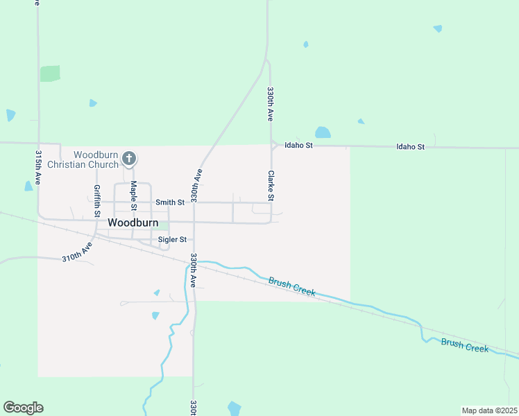 map of restaurants, bars, coffee shops, grocery stores, and more near 919 Smith Street in Woodburn