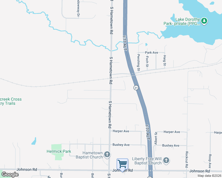 map of restaurants, bars, coffee shops, grocery stores, and more near 4488 Sherman Drive in Norton