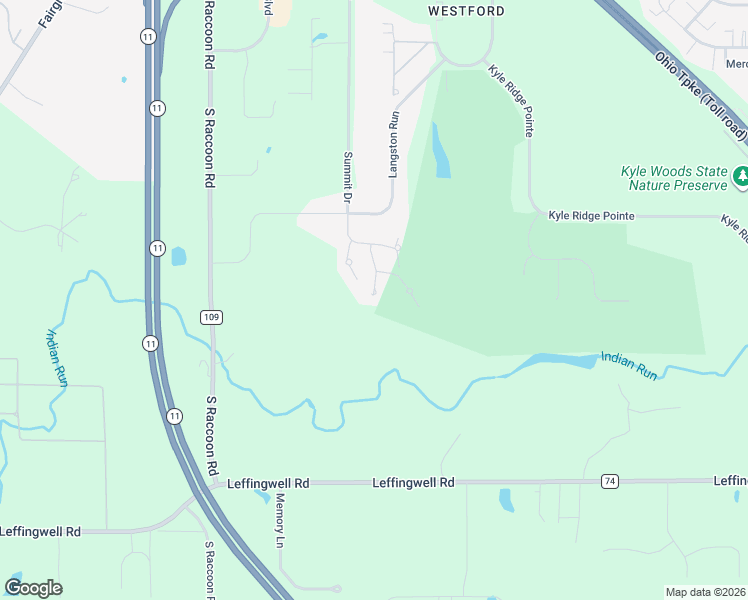 map of restaurants, bars, coffee shops, grocery stores, and more near 7695 Brixton Crest in Canfield