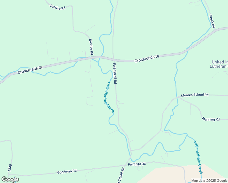 map of restaurants, bars, coffee shops, grocery stores, and more near 1575 Fort Titzell Road in Lewisburg