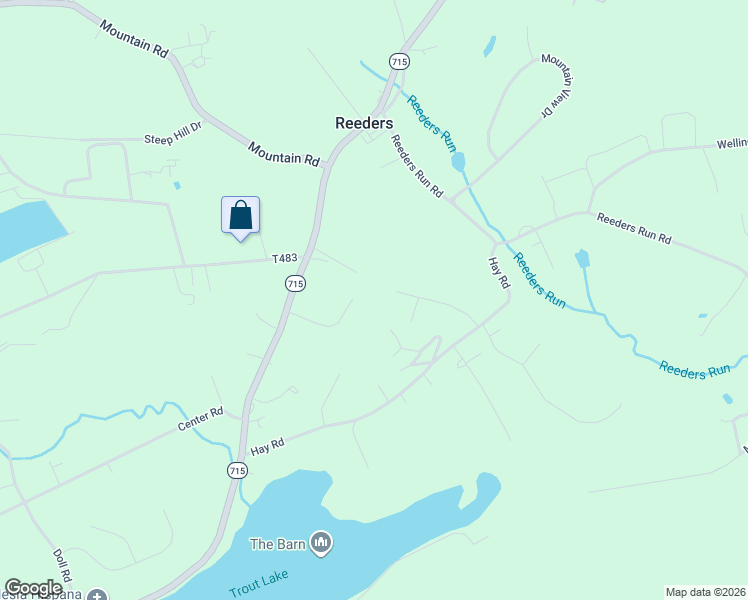 map of restaurants, bars, coffee shops, grocery stores, and more near 3033 Hemlock Rd in Stroudsburg