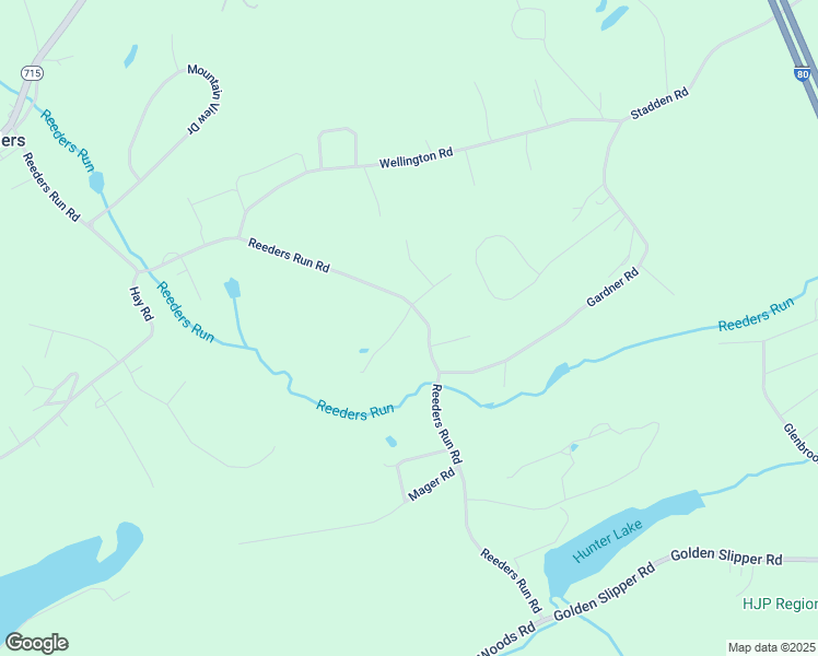 map of restaurants, bars, coffee shops, grocery stores, and more near 259 Reeders Run Road in Stroudsburg