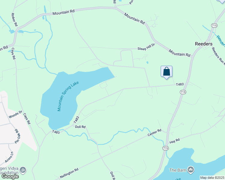 map of restaurants, bars, coffee shops, grocery stores, and more near 1253 Mountain Springs Drive in Stroudsburg