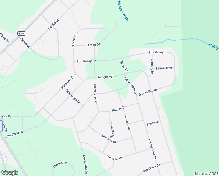 map of restaurants, bars, coffee shops, grocery stores, and more near 2356 Candlewood Dr in Blakeslee