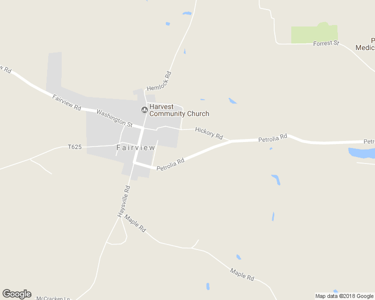 map of restaurants, bars, coffee shops, grocery stores, and more near 233 Petrolia Road in Petrolia