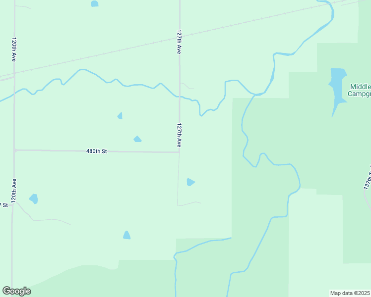 map of restaurants, bars, coffee shops, grocery stores, and more near 48000 127th Avenue in Lucas