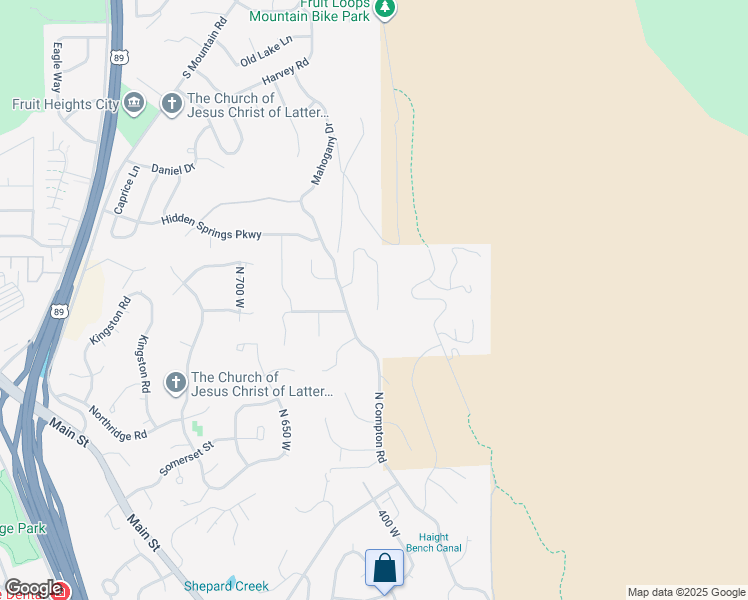 map of restaurants, bars, coffee shops, grocery stores, and more near 1766 View Court in Fruit Heights
