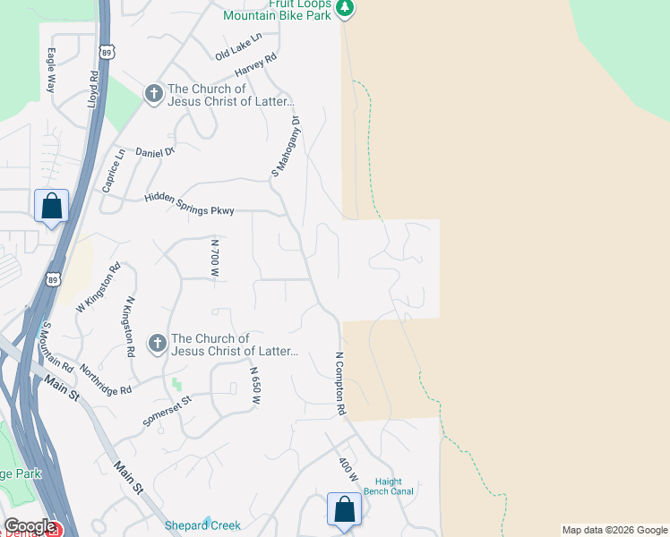 map of restaurants, bars, coffee shops, grocery stores, and more near 1766 View Court in Fruit Heights