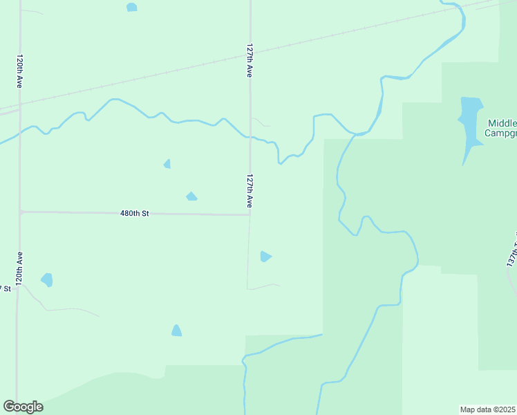 map of restaurants, bars, coffee shops, grocery stores, and more near 48000 127th Avenue in Lucas