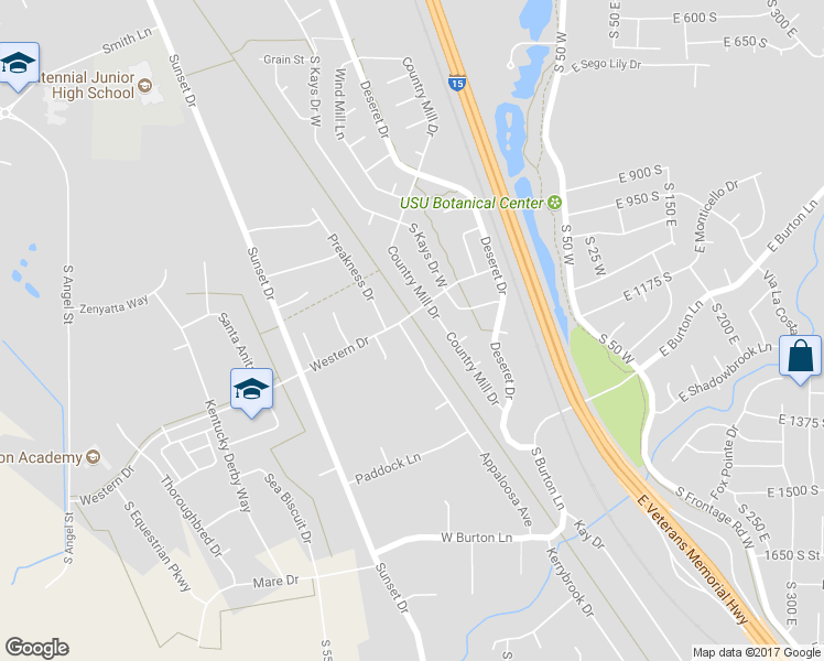 map of restaurants, bars, coffee shops, grocery stores, and more near 1303 Appaloosa Avenue in Kaysville