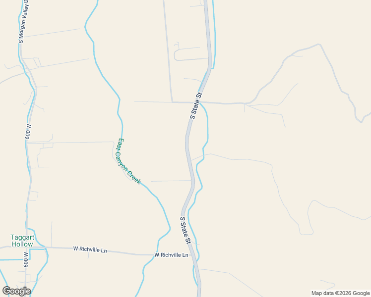 map of restaurants, bars, coffee shops, grocery stores, and more near 1210 100 East in Morgan