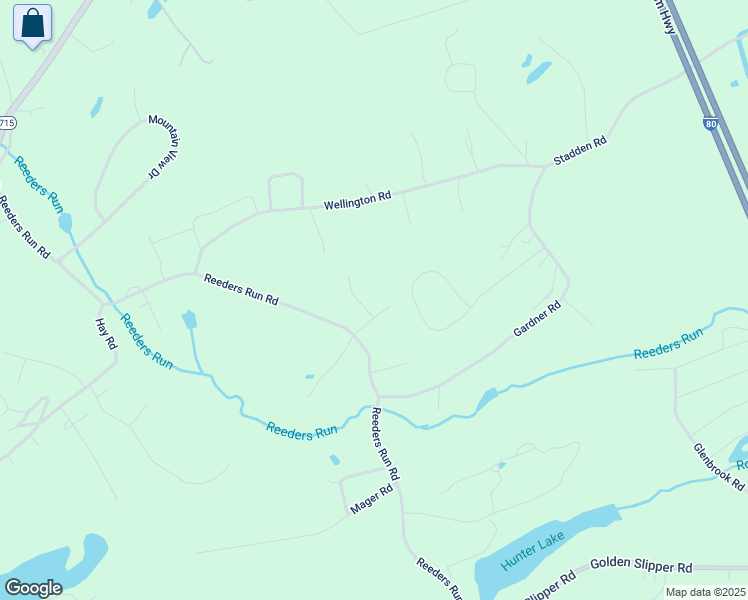 map of restaurants, bars, coffee shops, grocery stores, and more near 1910 Hawk Dr in Stroudsburg