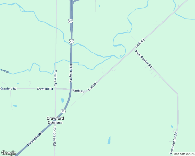 map of restaurants, bars, coffee shops, grocery stores, and more near 9472 Lodi Road in Lodi