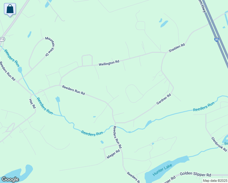 map of restaurants, bars, coffee shops, grocery stores, and more near 1910 Hawk Dr in Stroudsburg