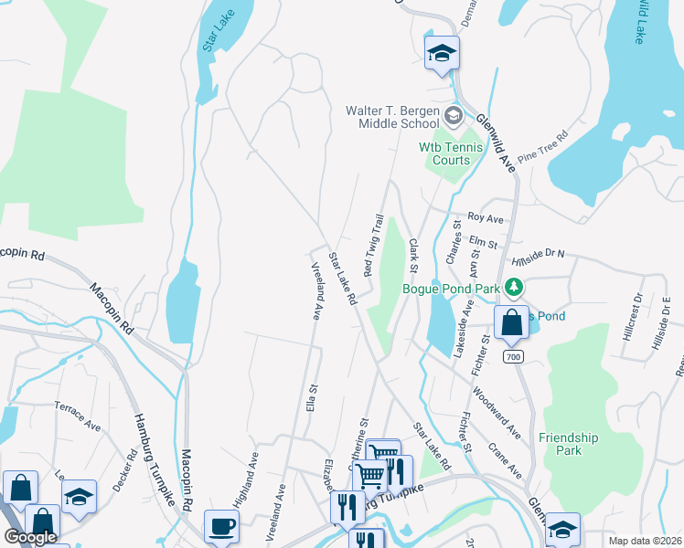 map of restaurants, bars, coffee shops, grocery stores, and more near 40 Red Twig Trail in Bloomingdale
