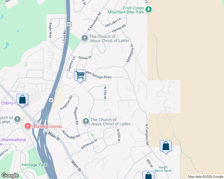 map of restaurants, bars, coffee shops, grocery stores, and more near 663 West Emerald Oaks Drive North in Farmington